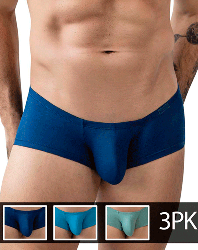 Clever 229962 3pk Australian Latin Trunks Multi-colored