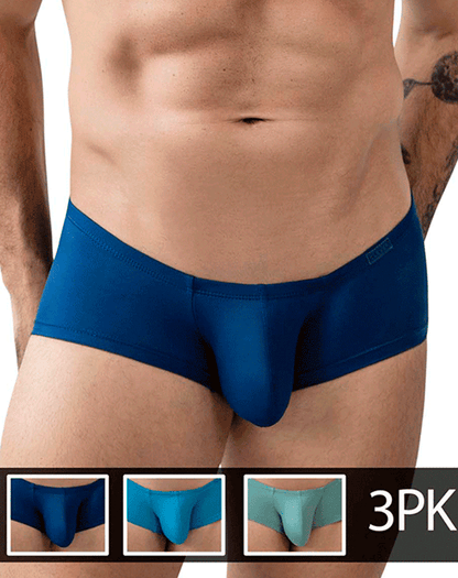 Clever 229962 3pk Australian Latin Trunks Multi-colored