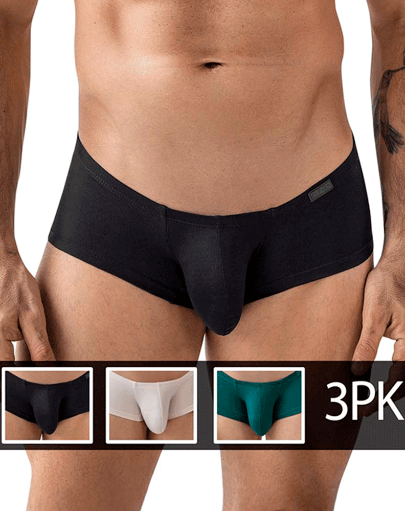 Clever 229963 3pk Australian Latin Trunks Multi-colored