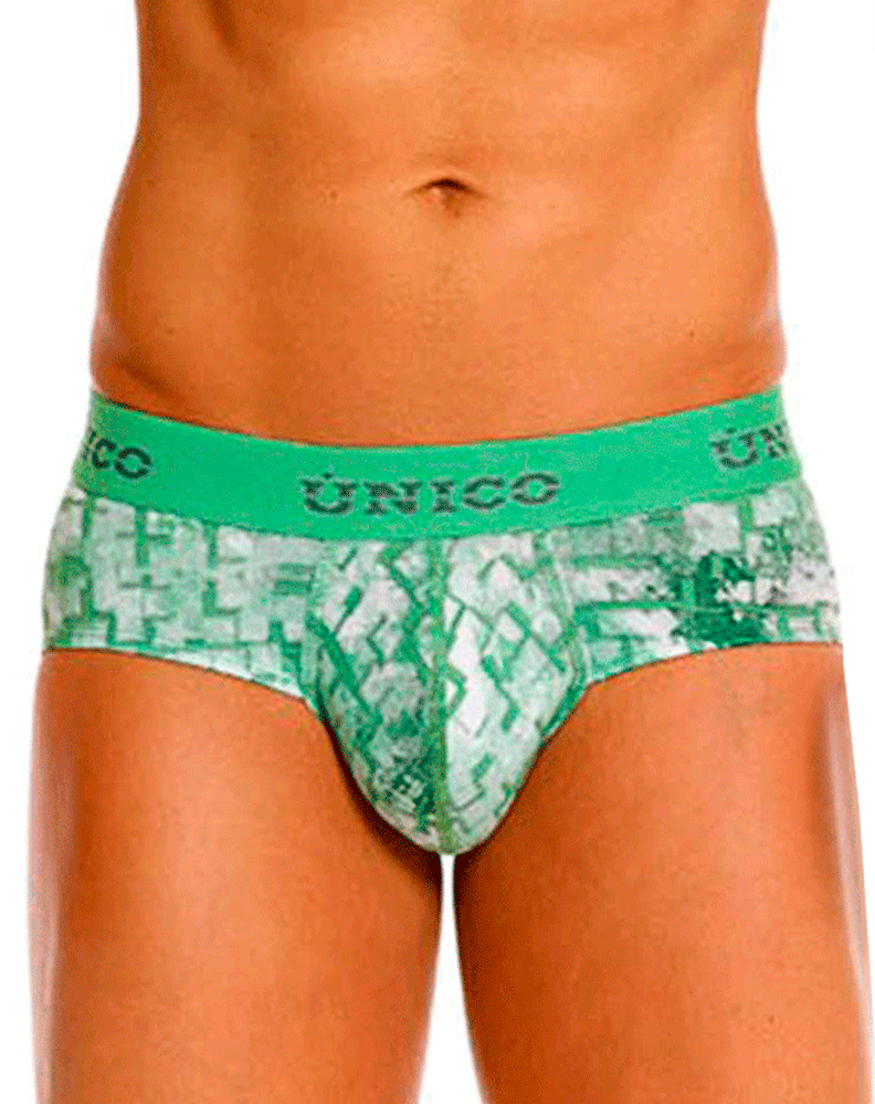 Unico 26020101102 Piramide Briefs 43-green