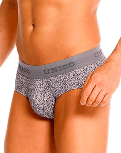 Unico 26020101114 Suede Briefs 59-gray