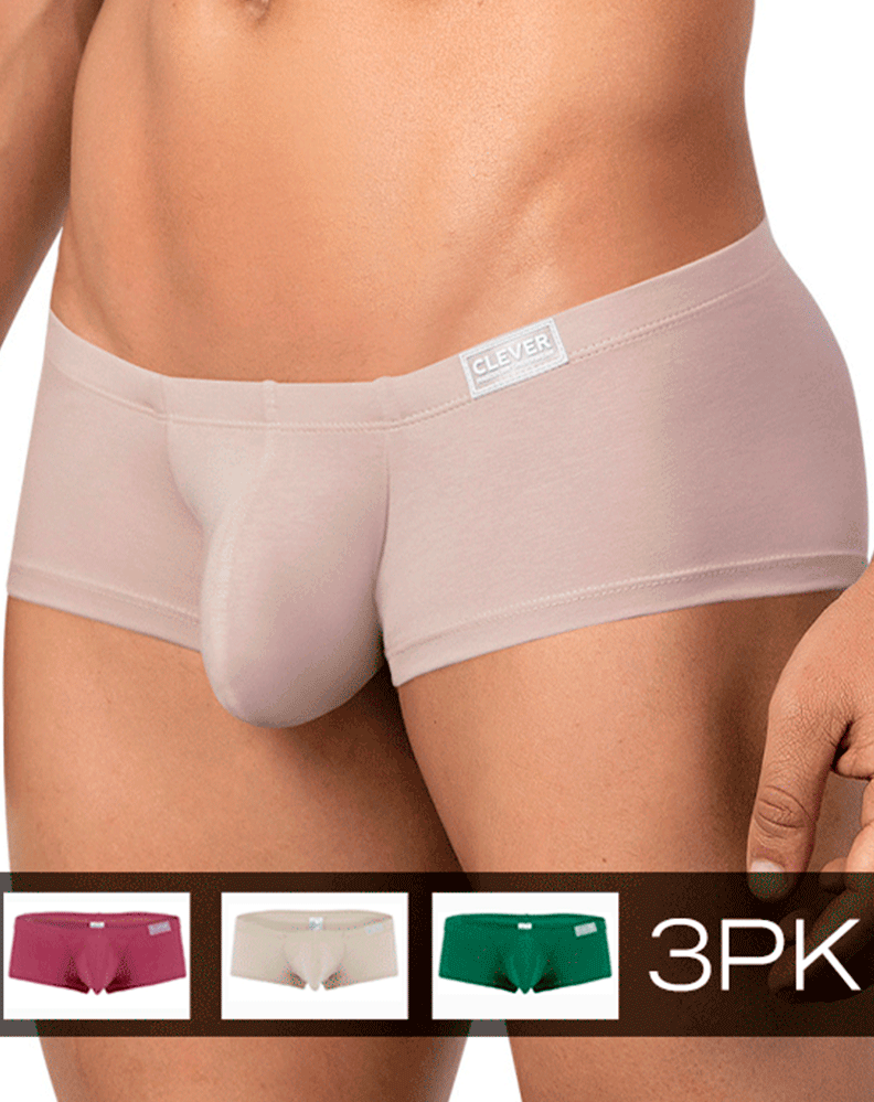 Clever 26066 3pk Australian Latin Trunks Multi-colored