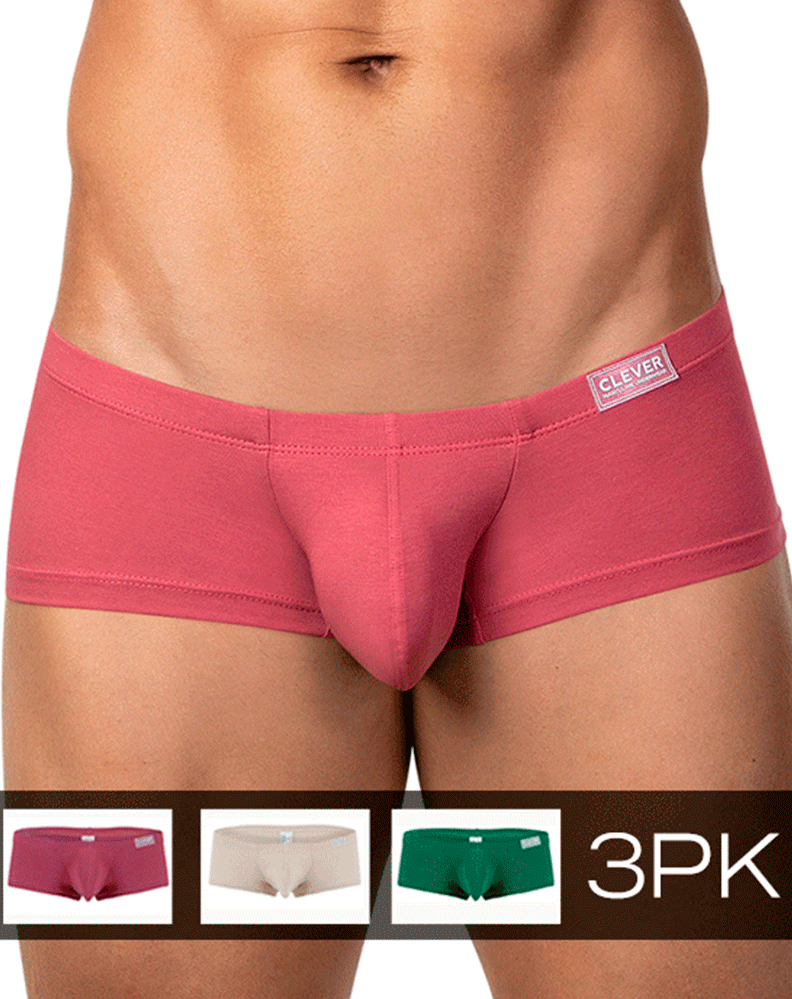 Clever 26066 3pk Australian Latin Trunks Multi-colored
