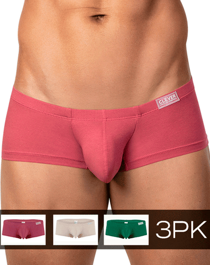 Clever 26066 3pk Australian Latin Trunks Multi-colored