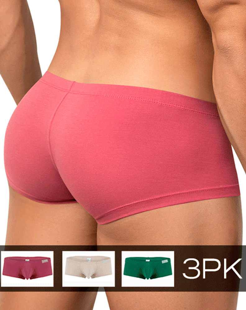 Clever 26066 3pk Australian Latin Trunks Multi-colored