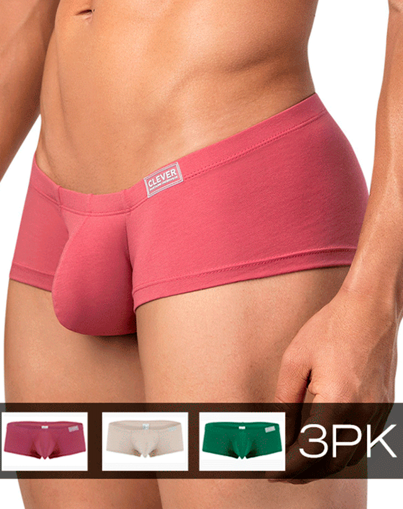Clever 26066 3pk Australian Latin Trunks Multi-colored