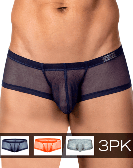Clever 26067 3pk Australian Latin Trunks Multi-colored
