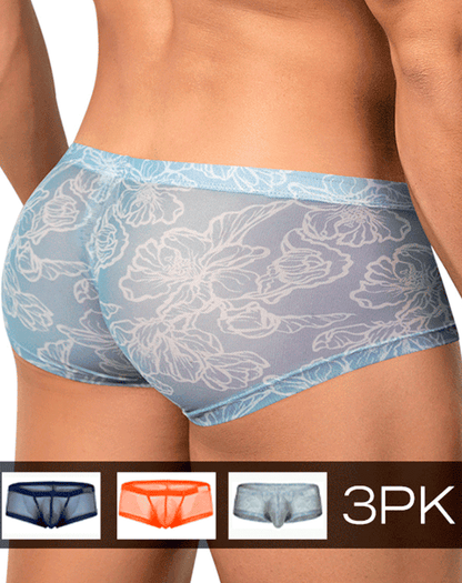 Clever 26067 3pk Australian Latin Trunks Multi-colored