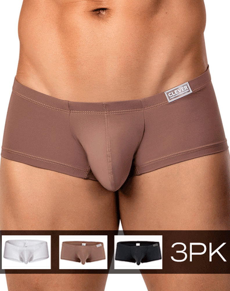Clever 26068 3pk Australian Latin Trunks Multi-colored