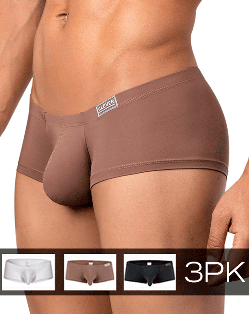Clever 26068 3pk Australian Latin Trunks Multi-colored
