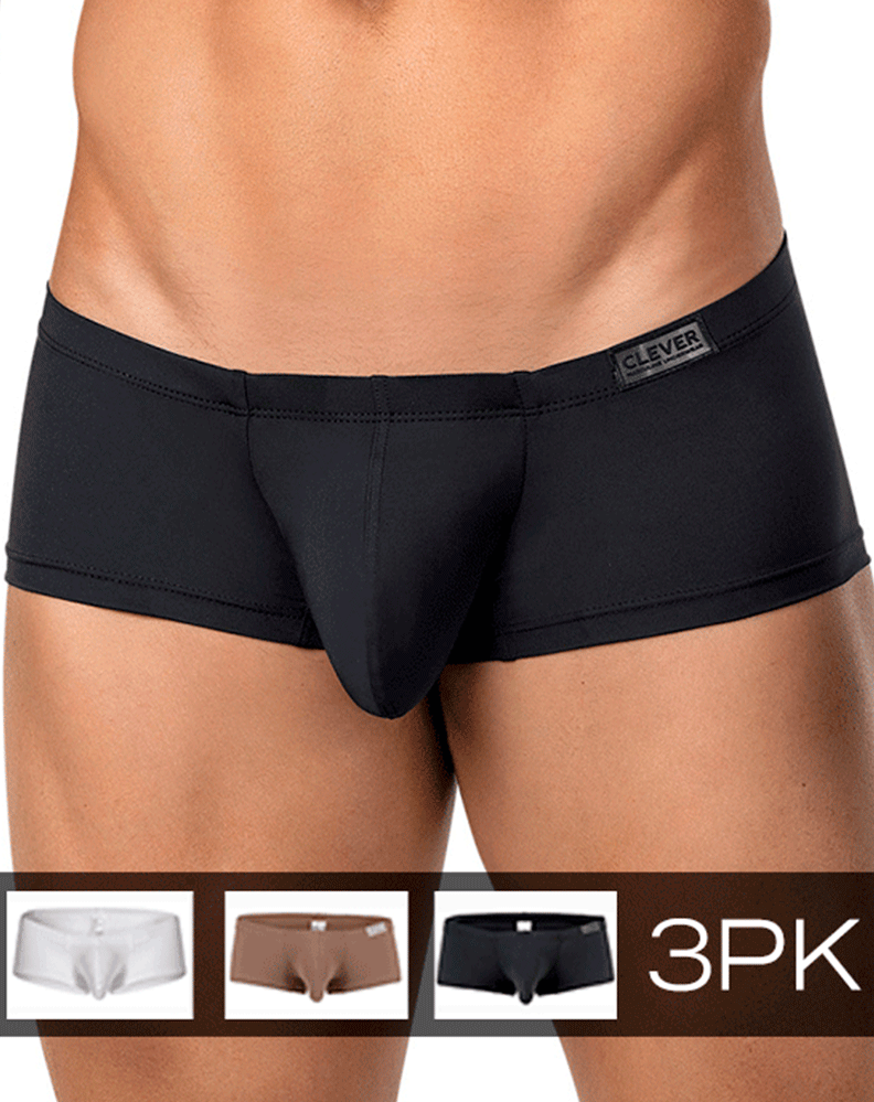 Clever 26068 3pk Australian Latin Trunks Multi-colored