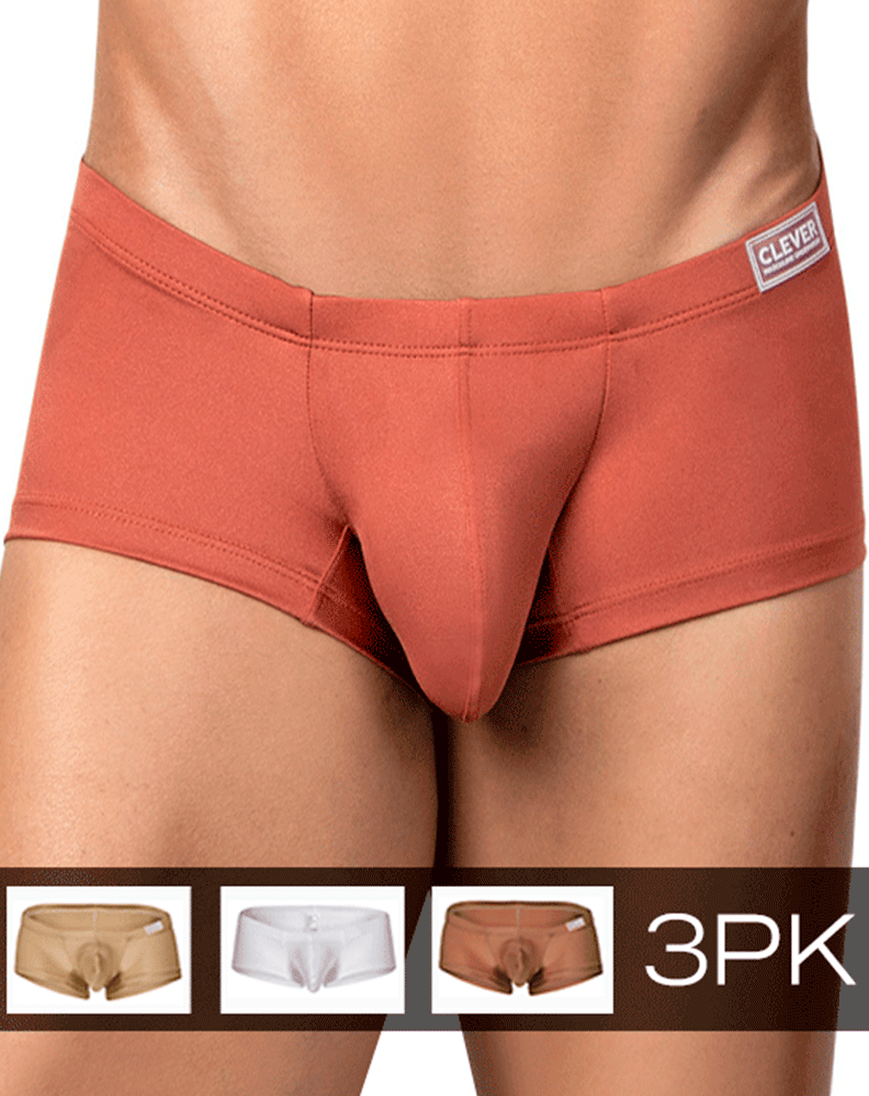 Clever 26069 3pk Australian Latin Trunks Multi-colored