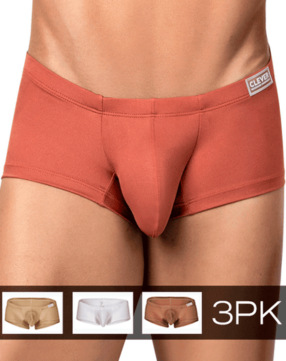 Clever 26069 3pk Australian Latin Trunks Multi-colored