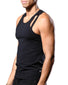 Black Side Andrew Christian Unleashed Double Strap Tank 2911