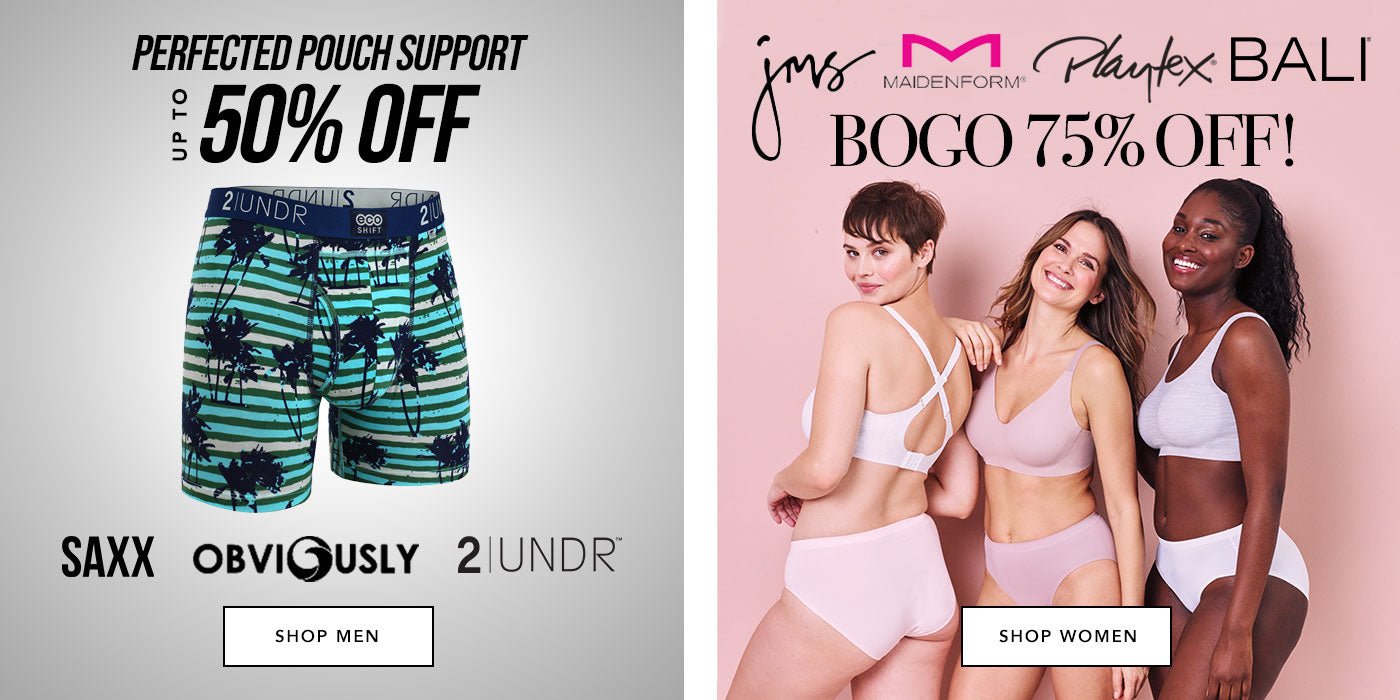 perfected pouch supporty and bogo 75% off jms maidenform playtex and bali
