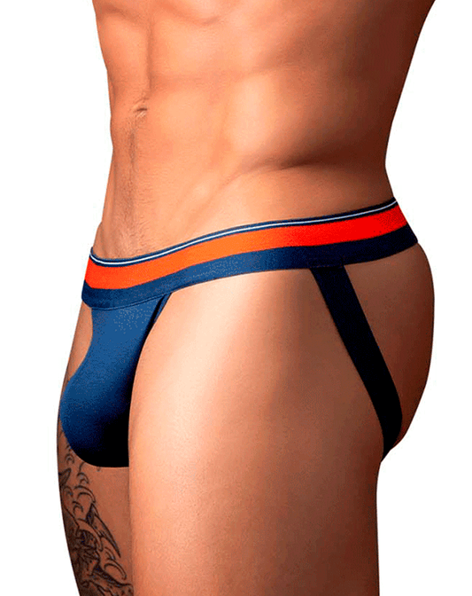 Male Power 349-299 Soo Cumfy Jock Navy