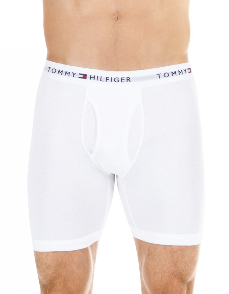 White Front Tommy Hilfiger 3-Pack Classic Boxer Brief White 09TE001