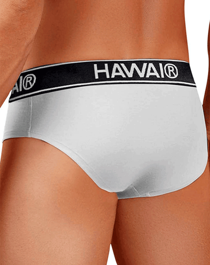 Hawair 41962 Cotton Blend Briefs White-01
