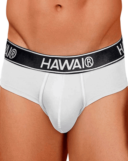 Hawair 41962 Cotton Blend Briefs White-01