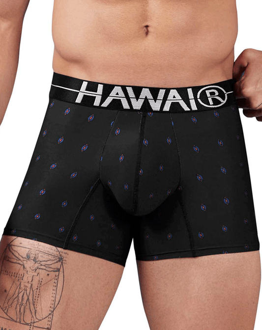Hawair 42520 Printed Microfiber Trunks Black