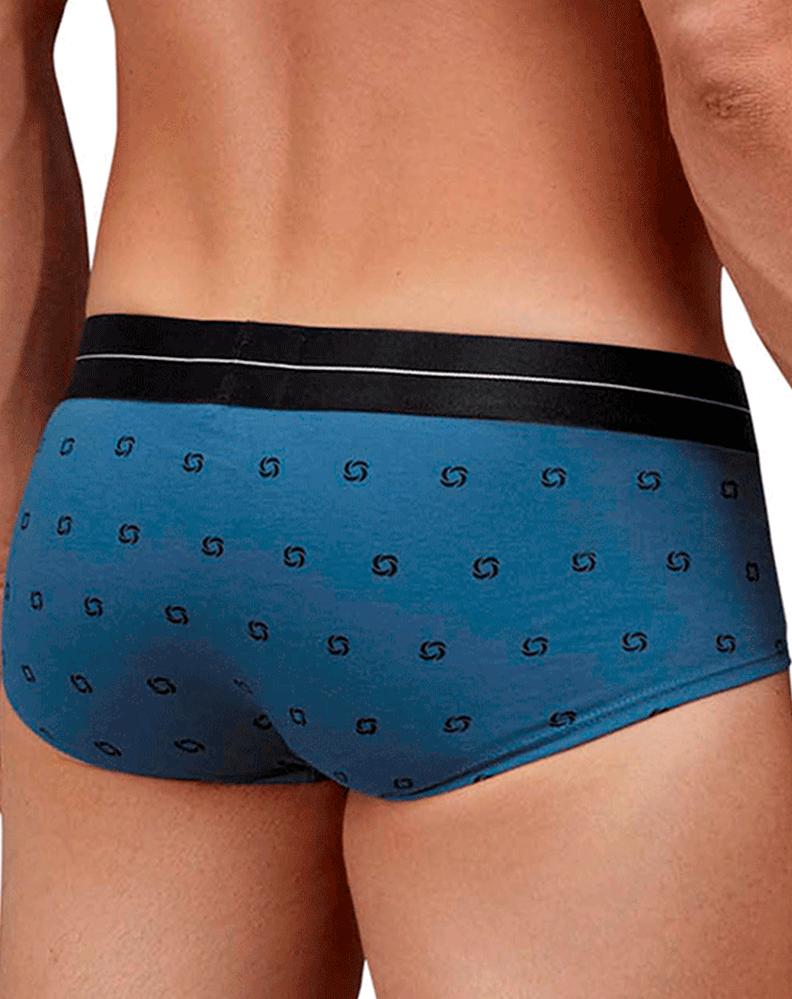 Hawair 42531 Cotton Blend Briefs Blue Quartz