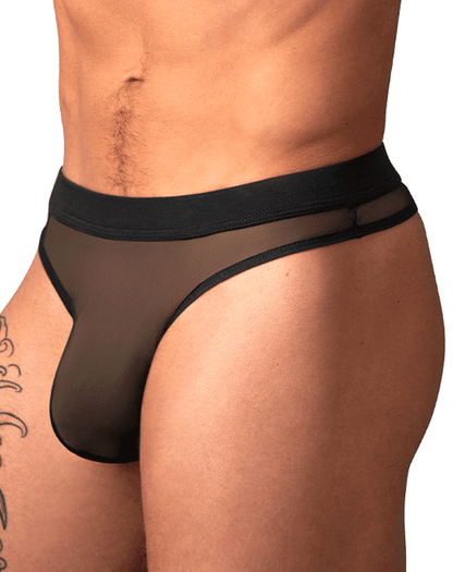 Male Power 442-307 Mesh 2 Bong Thong Black