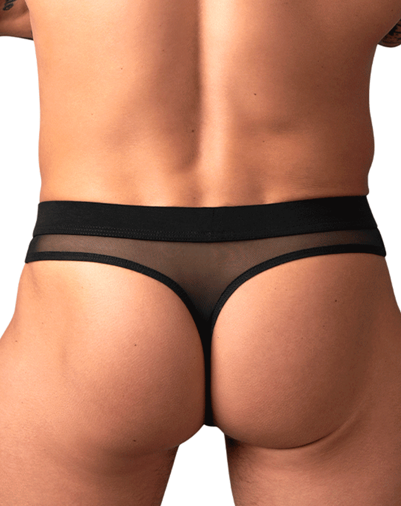 Male Power 442-307 Mesh 2 Bong Thong Black