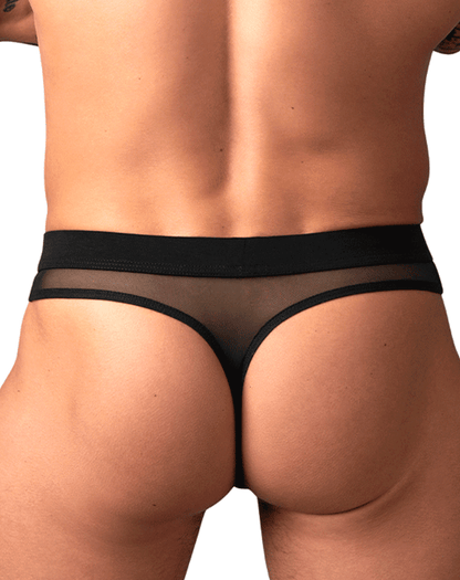 Male Power 442-307 Mesh 2 Bong Thong Black