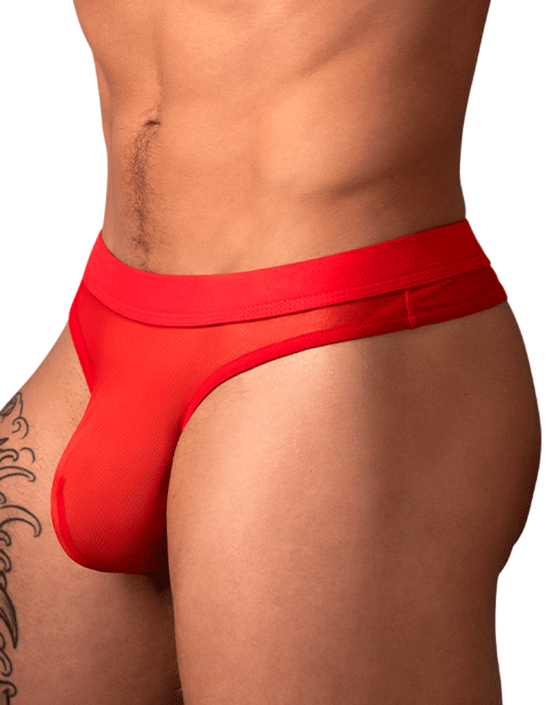 Male Power 442-307 Mesh 2 Bong Thong Red