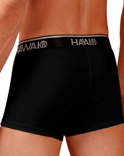 Hawair 4986 Cotton Blend Trunks Black-01