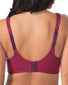 Ruby Pink Floral Back Leading Lady The Brigitte Full Coverage Wirefree Molded Padded Seamless Bra 5042