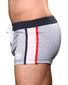 Heather Blue Side Andrew Christian Sporty Shorts 6743