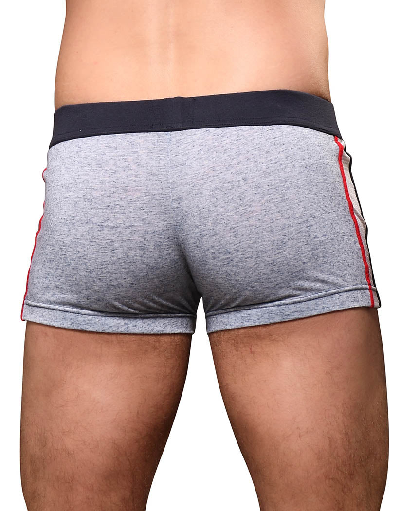 Heather Blue Back Andrew Christian Sporty Shorts 6743