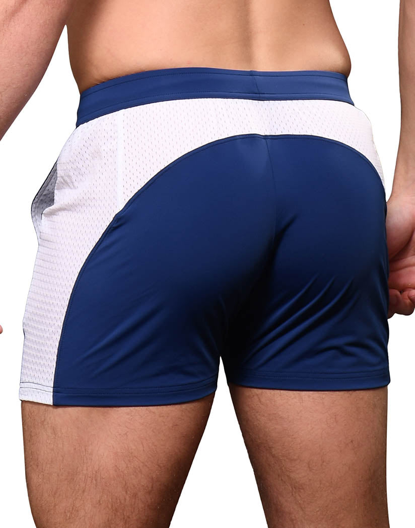 Andrew Christian Stretch VPL Mesh Gym Shorts 6744