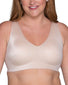 Damask Neutral Front Vanity Fair Beyond Comfort Sleek Smooth Wireless Bra 72037