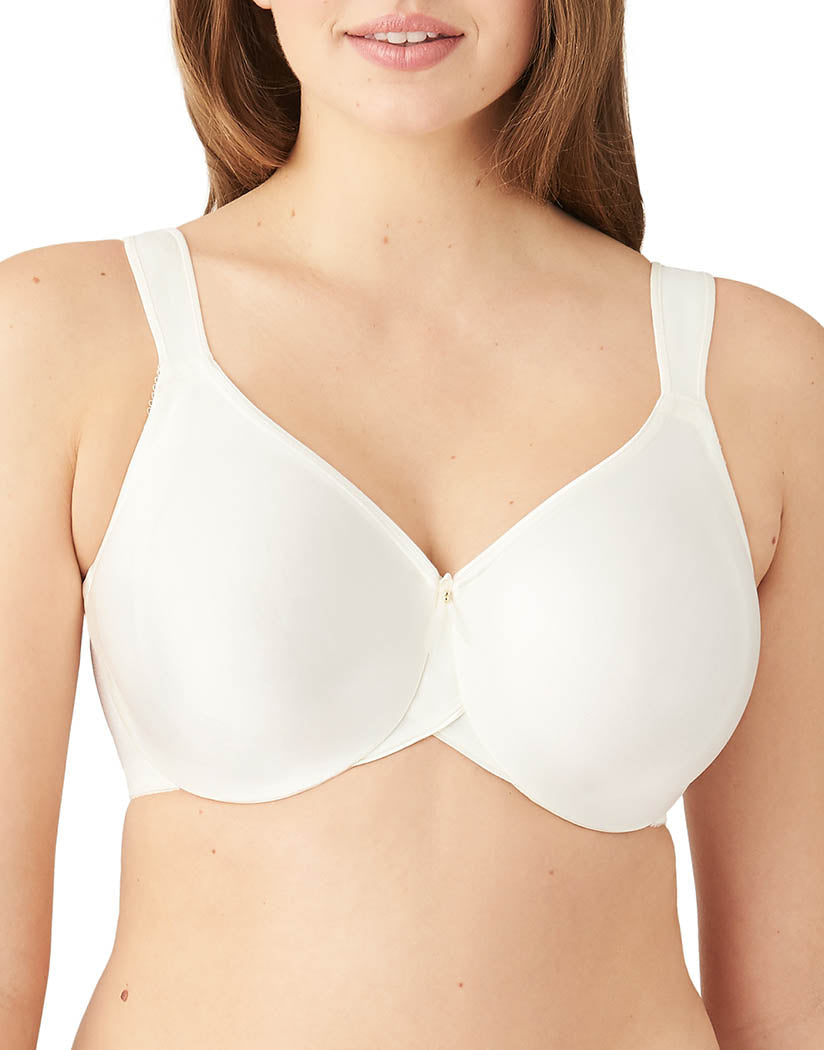 Ivory Front Wacoal Bodysuede Underwire Bra