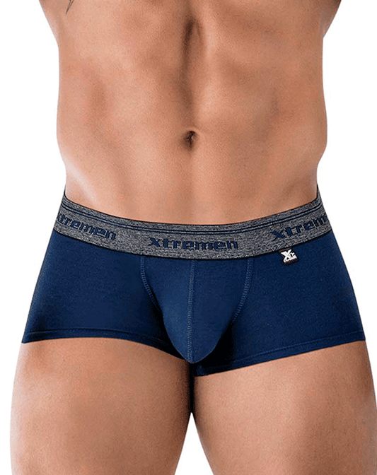 Xtremen 91205b Boxershorts aus Baumwollmischung, Marineblau