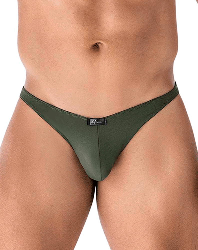 Bikini en microfibre Xtremen 91239 Vert