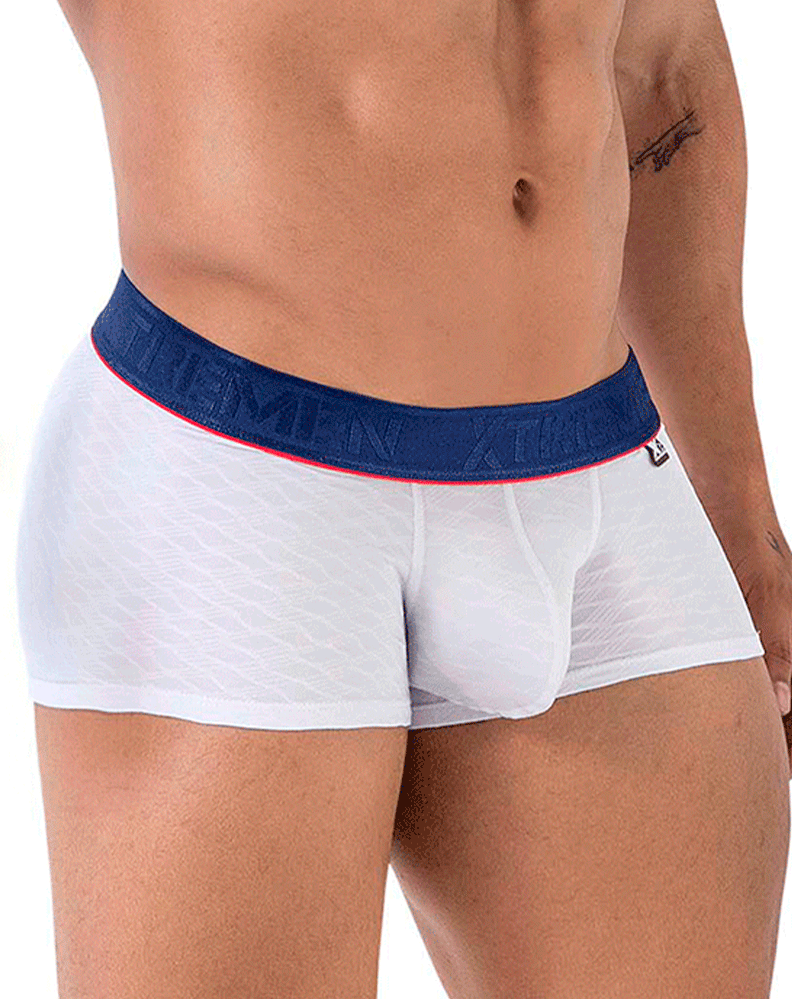 Boxer en microfibre Xtremen 91243 blanc