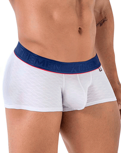 Boxer en microfibre Xtremen 91243 blanc