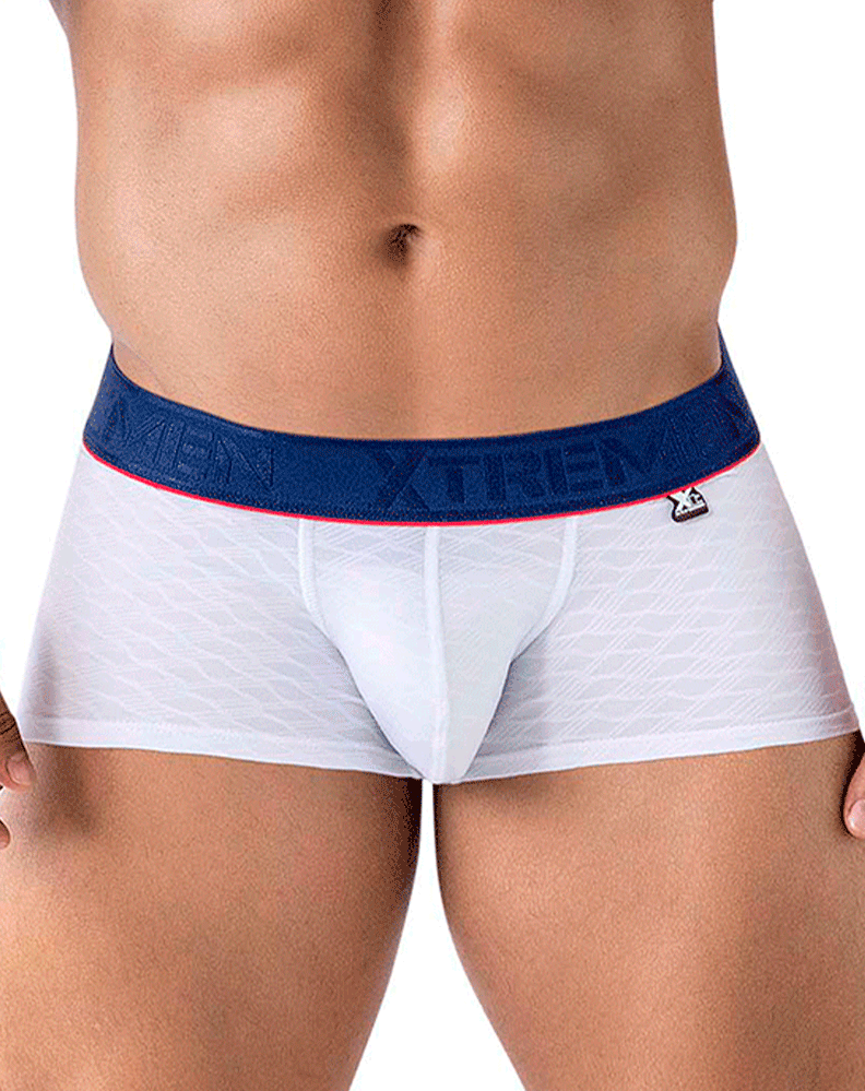 Boxer en microfibre Xtremen 91243 blanc