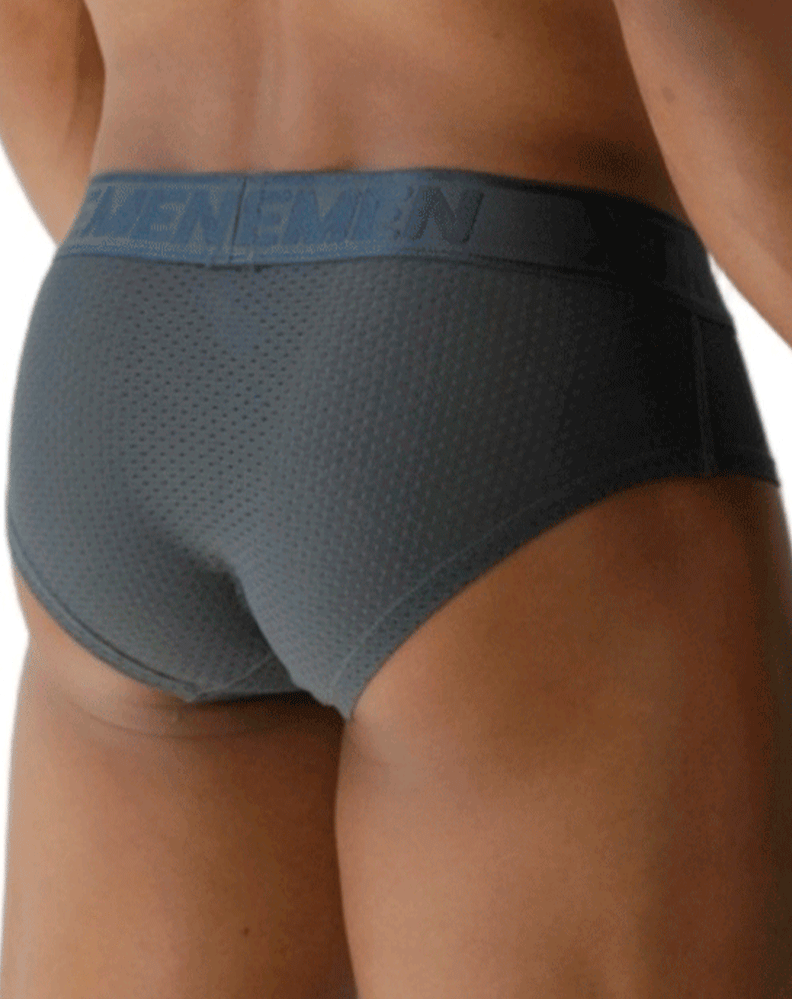 Xtremen 91250 Xtremen Athletic Performance Mesh Briefs Gray