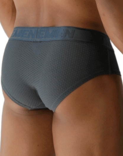 Xtremen 91250 Xtremen Athletic Performance Mesh Briefs Gray