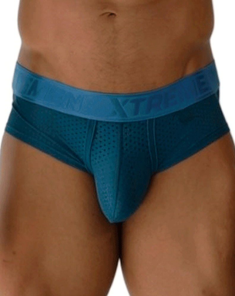 Xtremen 91250 Xtremen Athletic Performance Mesh Briefs Petrol