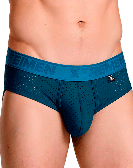 Xtremen 91250 Xtremen Athletic Performance Mesh Briefs Petrol