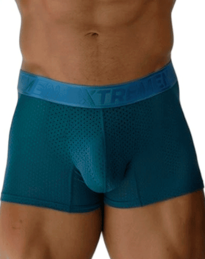 Xtremen 91251 Xtremen Micro-perforated Boxer Briefs Petrol