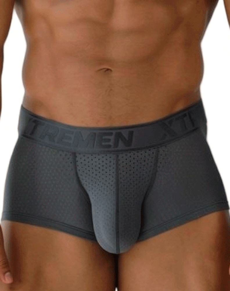 Xtremen 91252 Xtremen Signature Breathable Trunks Gray