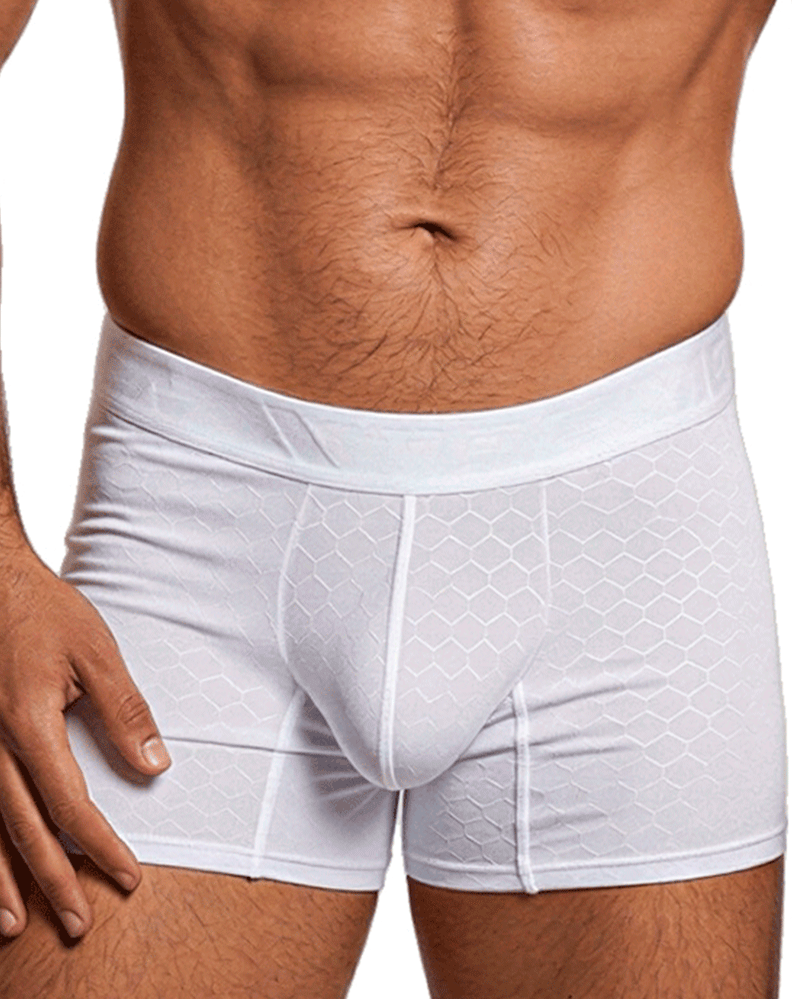 Xtremen 91256 Microfiber Boxer Briefs White