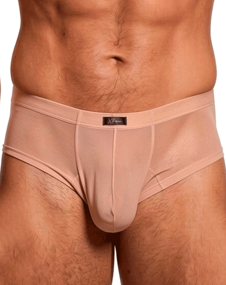Xtremen 91263 Microfiber Mesh Briefs Brown