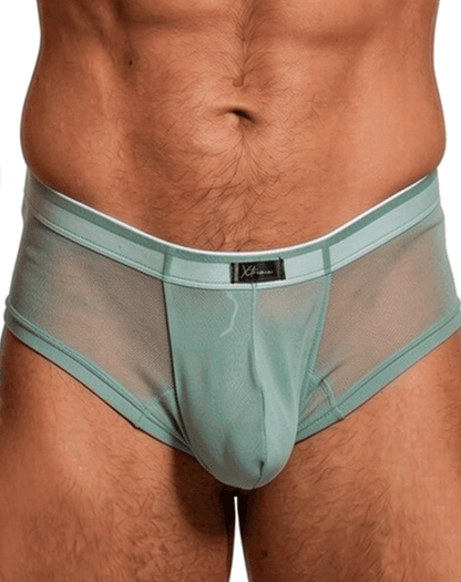 Xtremen 91263 Microfiber Mesh Briefs Green